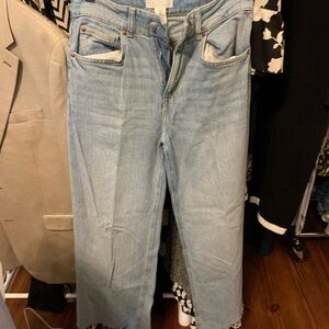 H&M Light Blue Straight Leg Jeans